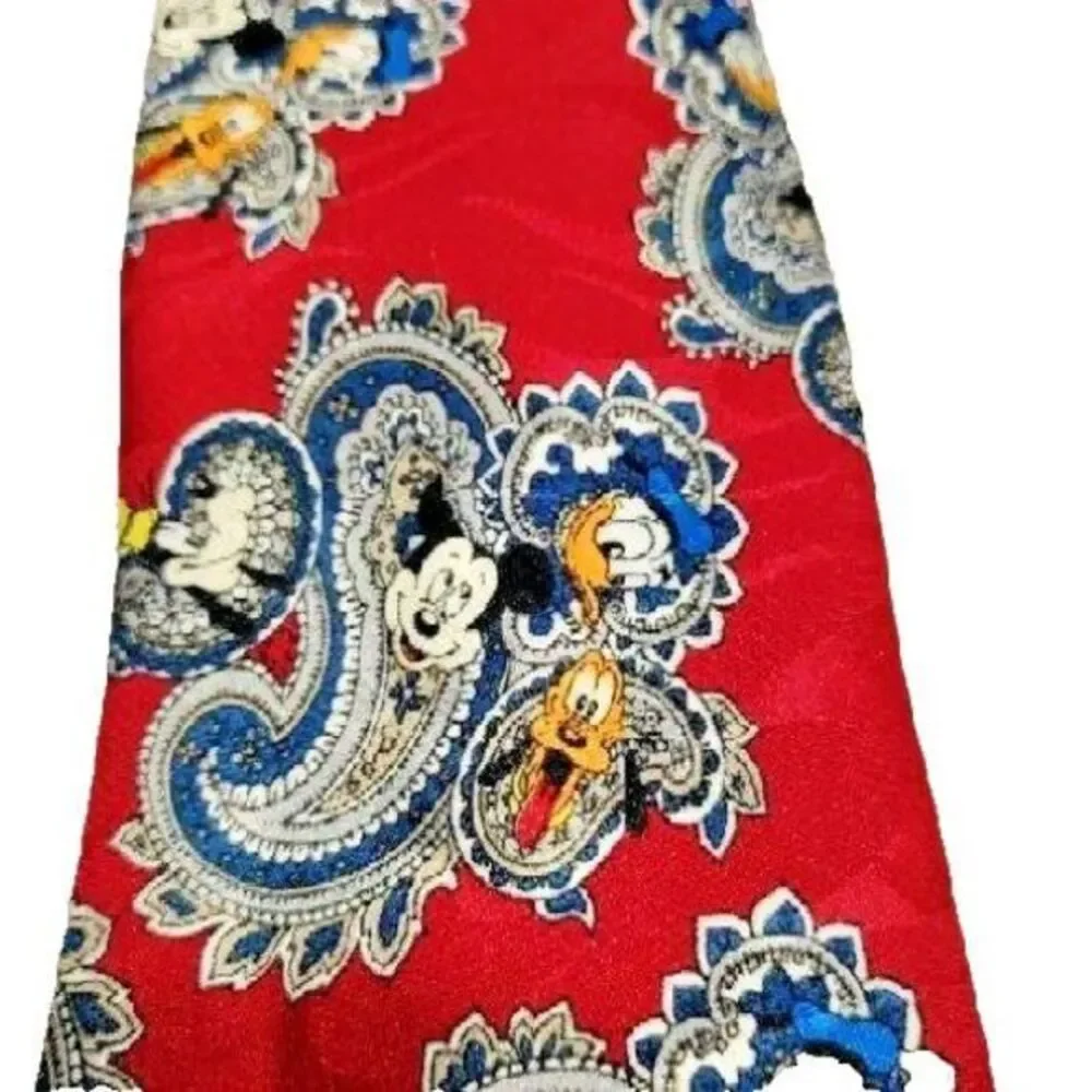Walt Disney Studios Mickey &‎ Friends Paisley Necktie Nostalgic Art to Wear Tie